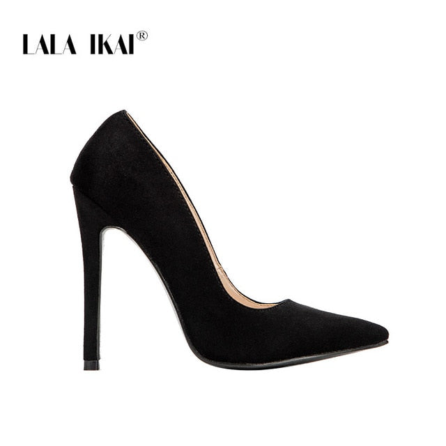 LALA IKAI Leopard Heels Women Shoes